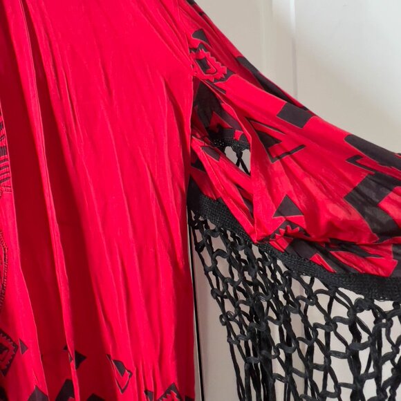 Rare Spell & Gypsy Opium Red Kimono OS - Picture 5 of 14